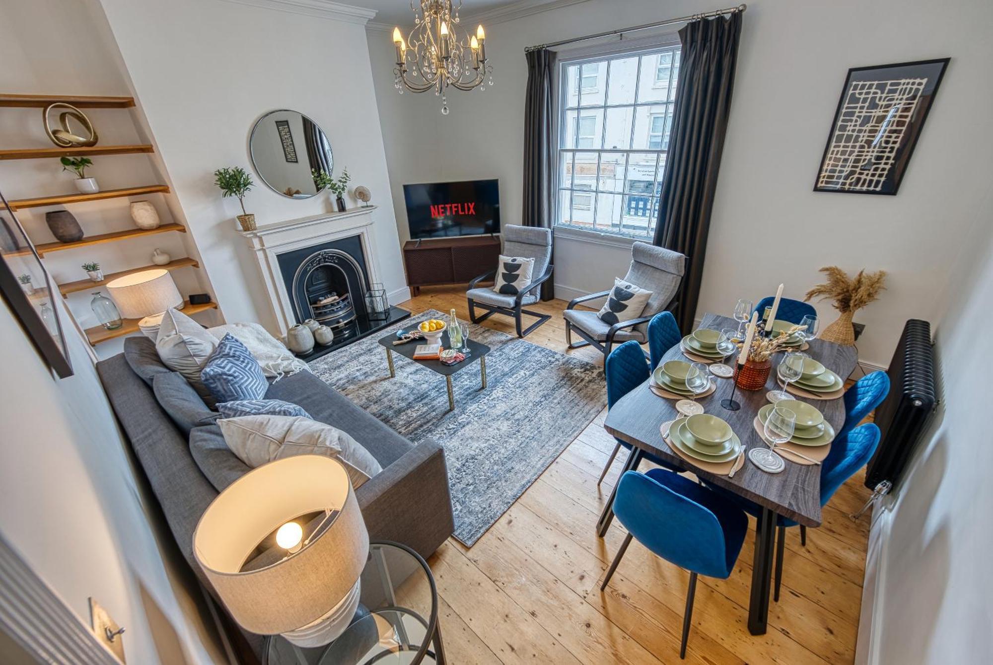 2 Bed Stunning Chic Modern Spacious Apt, Ocean Village, Southampton - Plenty Of Parking - By Blue Puffin Stays Exterior foto